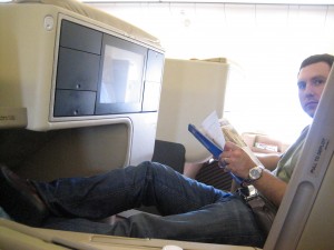 img_10581 John perusing the dinner menu