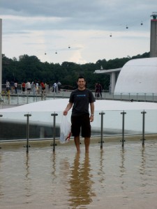 Vivo break Water area on top of Vivo City